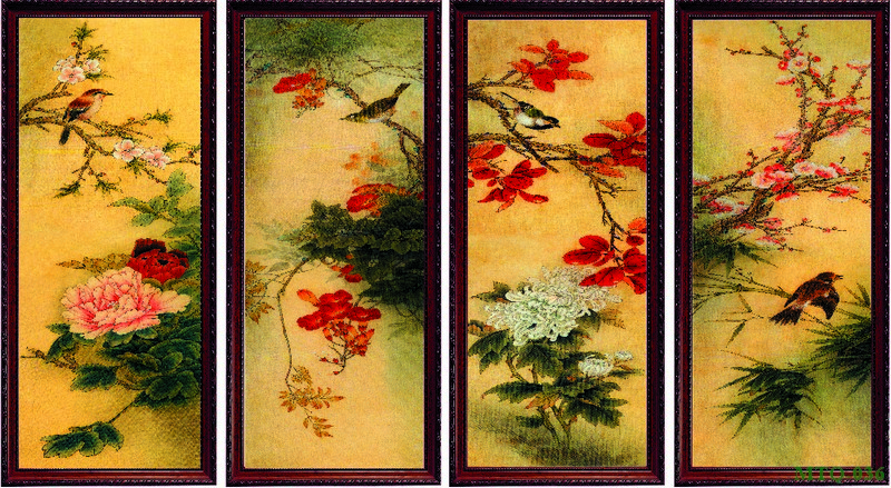 Tranh tứ quý MTQ-036